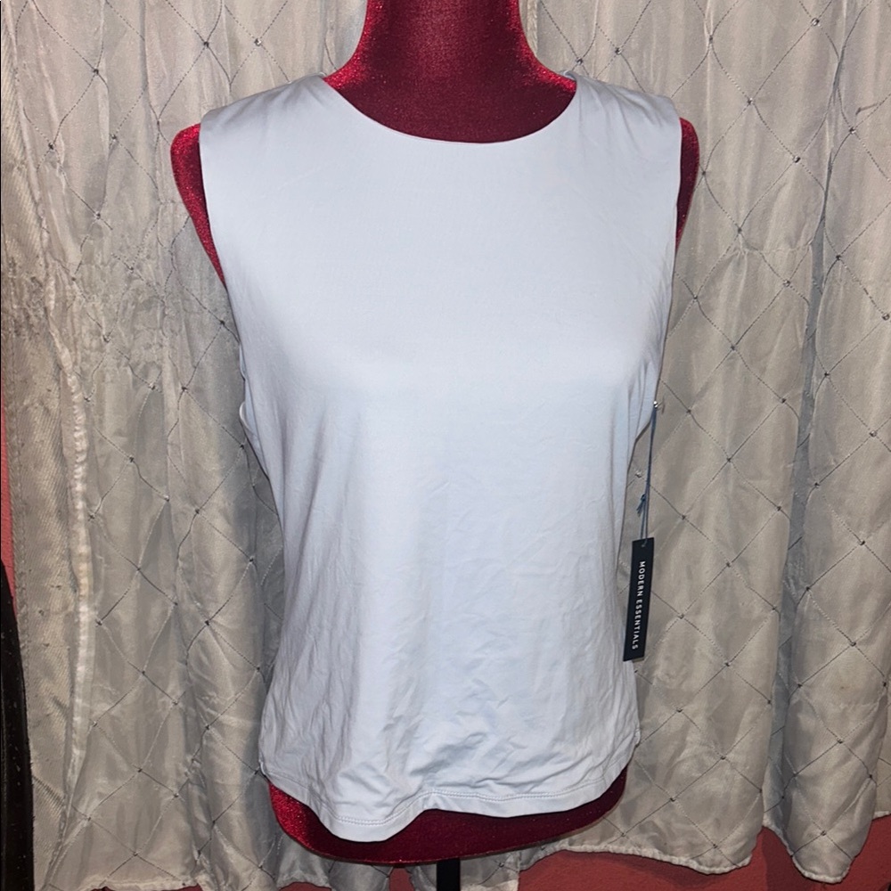 Light Blue Sleeveless Top